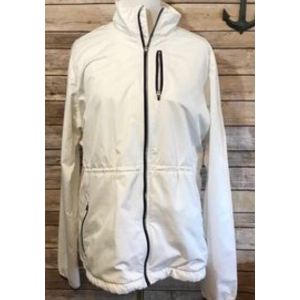 Lucy White & Purple Windbreaker